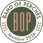 Logo de l'association d'entrepreneurs locaux Band of Perchés dont l'Agence Volt est membre