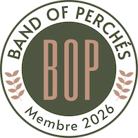 Logo de l'association d'entrepreneurs locaux Band of Perchés dont l'Agence Volt est membre