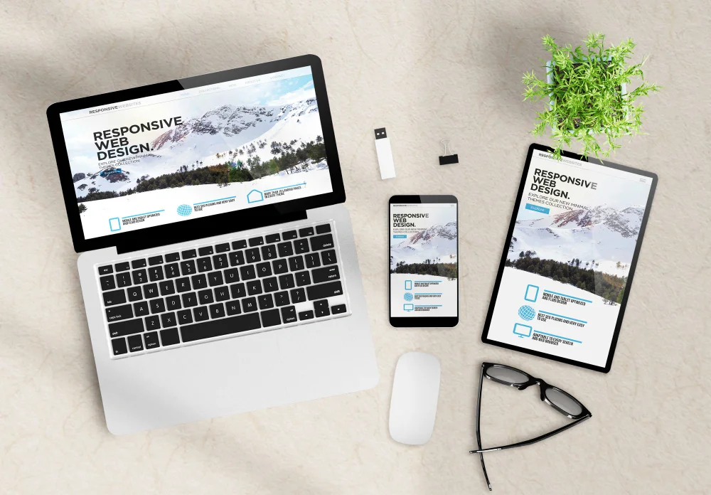 Exemple d'un site web parfaitement lisible sur smartphone pour une entreprise d'Eure-et-Loir