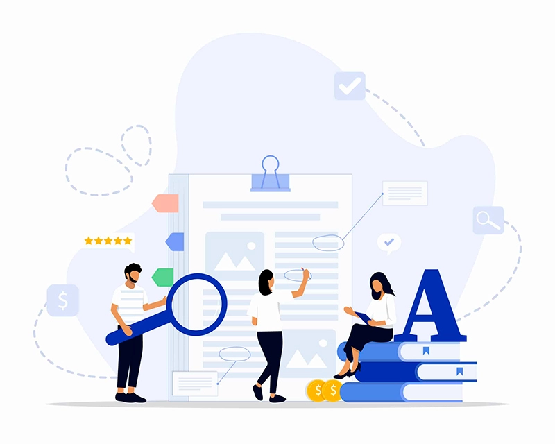 Rédaction de pages d'accueil et de services pour transformer les visiteurs en clients.