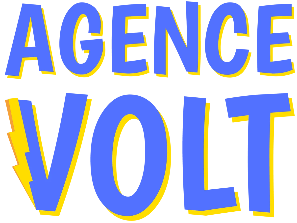 Logo officiel de l'Agence Volt, spécialiste de la communication digitale et print à Nogent le Rotrou