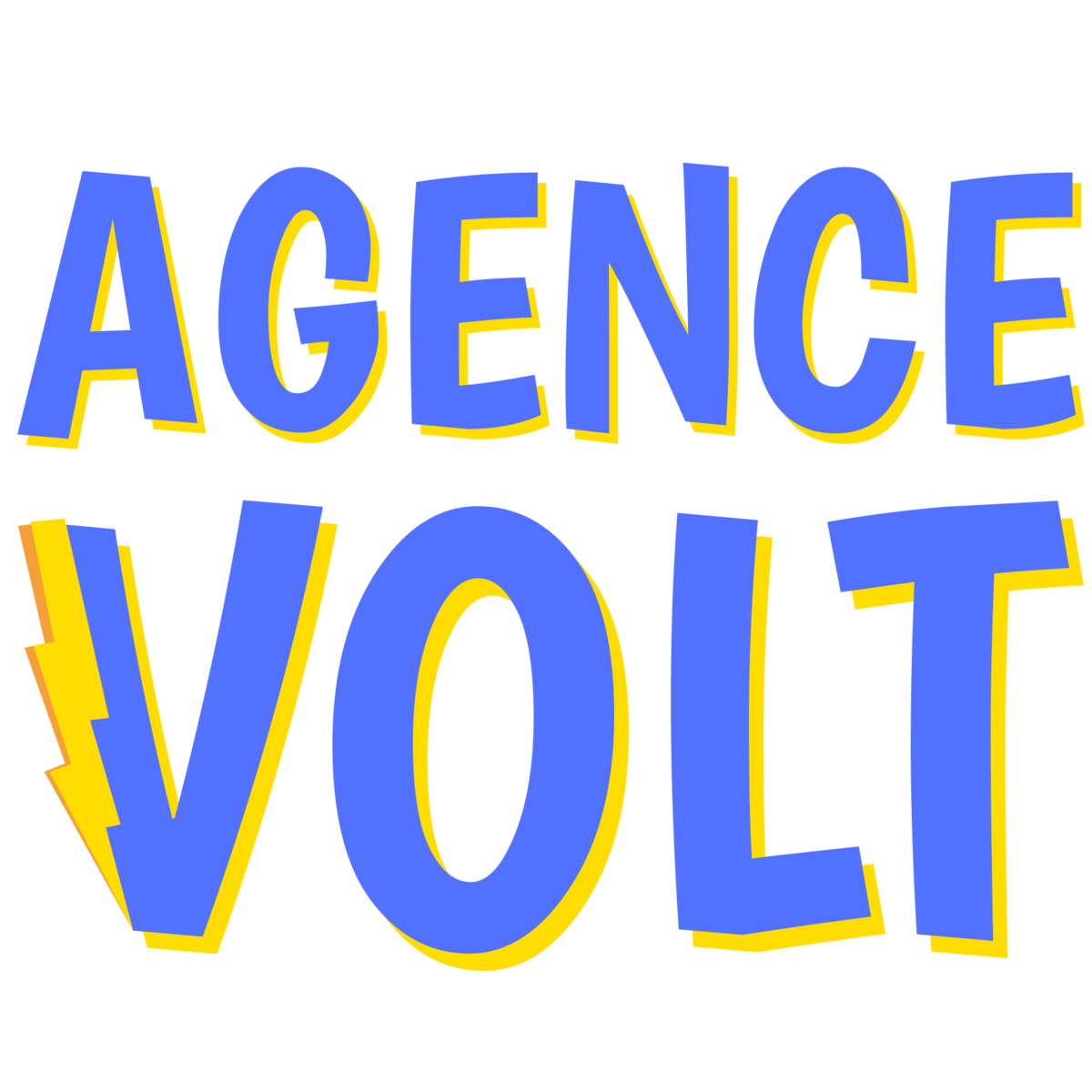 Logo officiel de l'Agence Volt, spécialiste de la communication digitale et print à Nogent le Rotrou